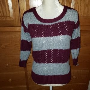 Color blocked knit sweater Like New VINTAGE